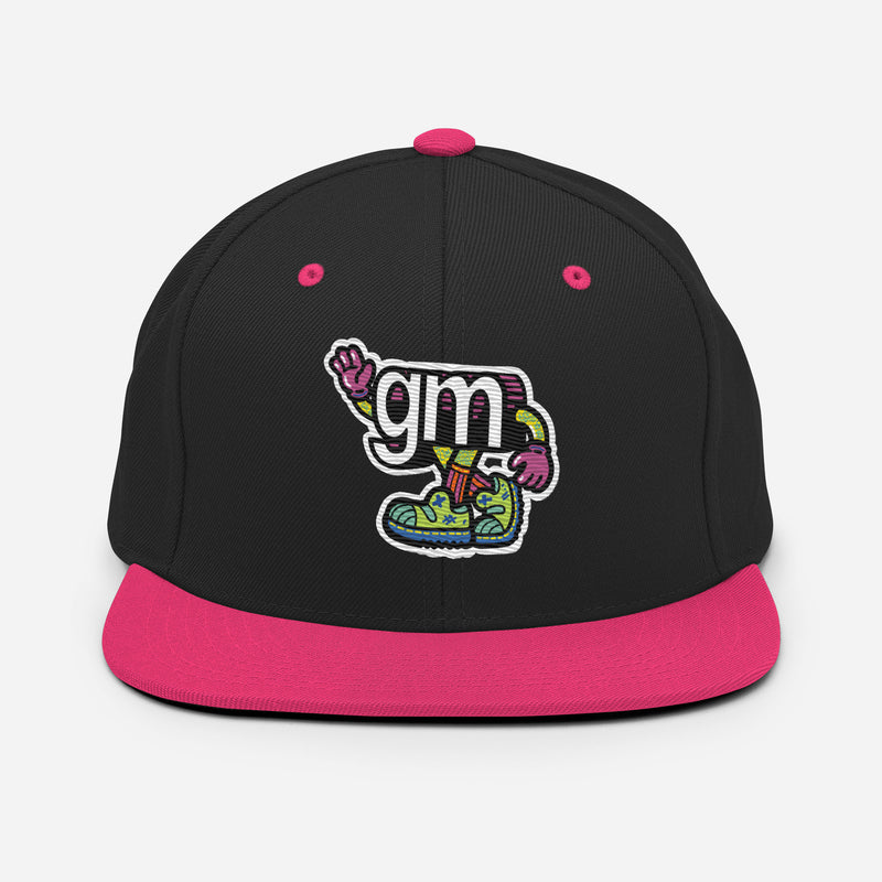 GM Snapback - Pink/Black
