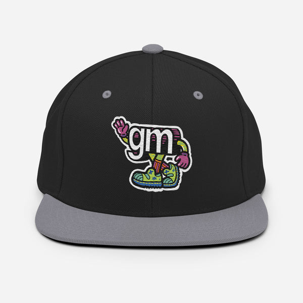 GM Snapback Hat Grey/Black